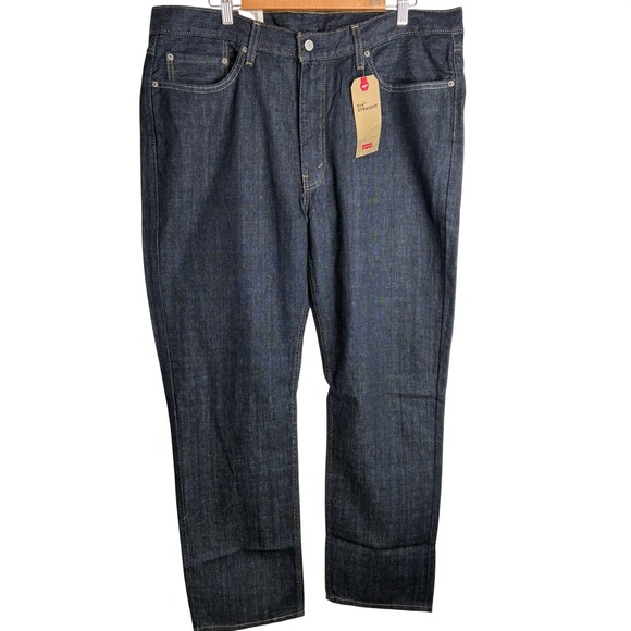 Levi's Other - Levi's 514 Straight Jeans Mens 40x32 Dark Wash 100% Cotton NWT Regular Fit Denim